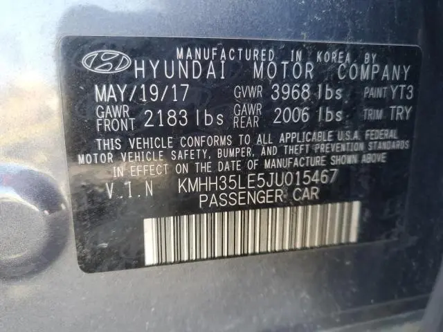 2018 HYUNDAI ELANTRA GT   