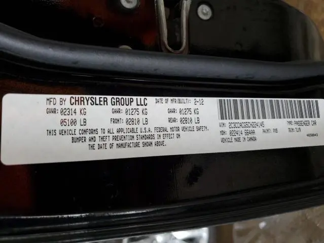 2012 CHRYSLER 300 LIMITED  