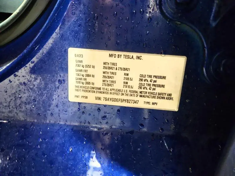 2023 TESLA MODEL Y   