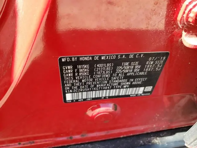 2019 HONDA HR-V SPORT  