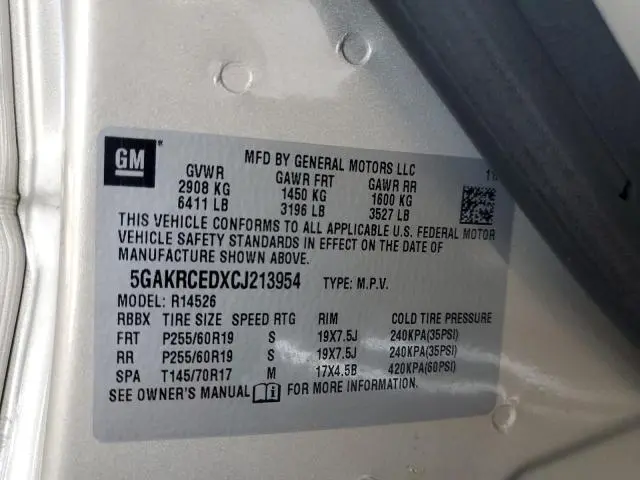 2012 BUICK ENCLAVE