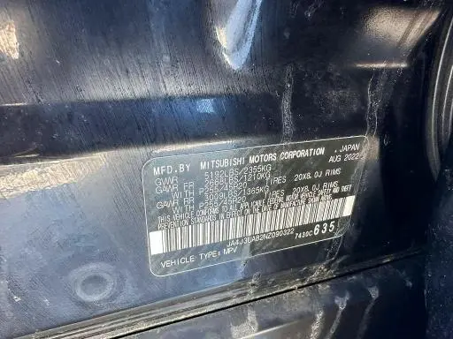 2022 MITSUBISHI OUTLANDER SE  