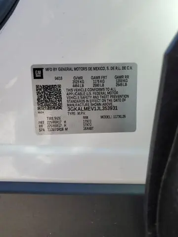 2018 GMC TERRAIN SLE  