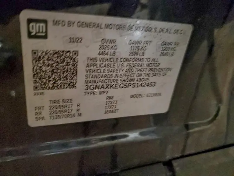 2023 CHEVROLET EQUINOX LT  