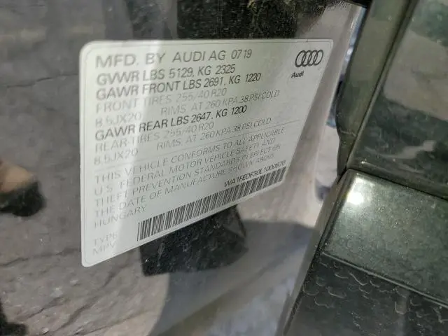 2020 AUDI Q3 PRESTIGE S-LINE  