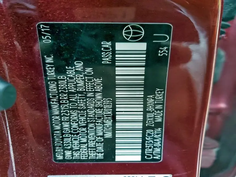 2018 TOYOTA C-HR XLE  