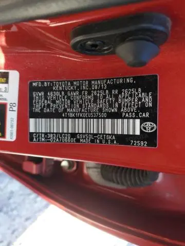 2014 TOYOTA CAMRY SE