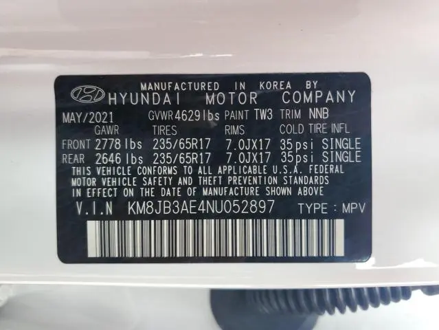 2022 HYUNDAI TUCSON SEL