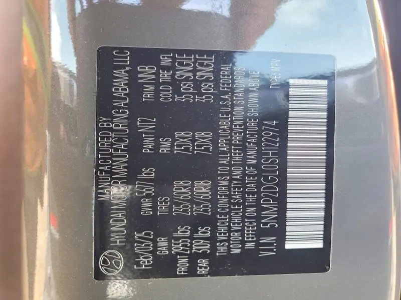 2025 HYUNDAI SANTA FE SEL  