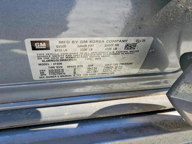 2021 BUICK ENCORE GX   