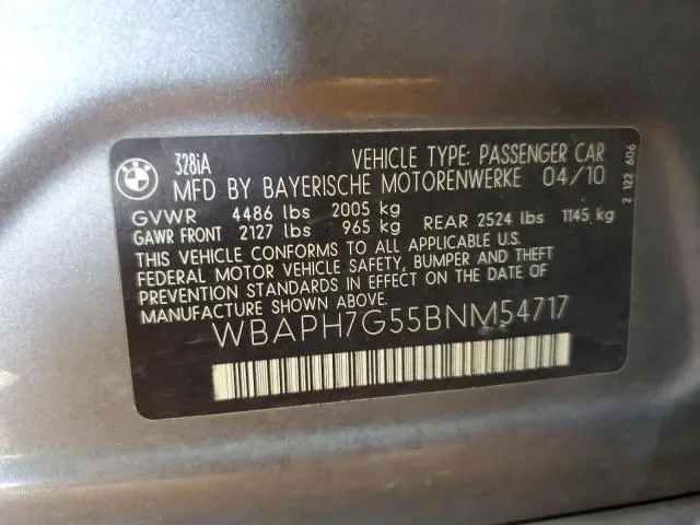 2011 BMW 328 I