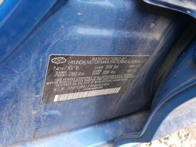 2017 HYUNDAI ELANTRA SE