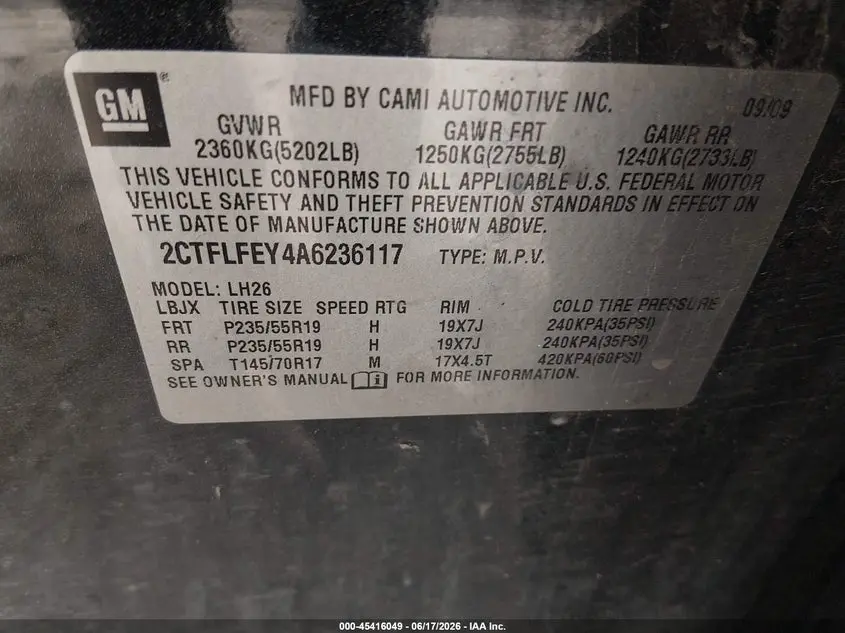 2010 GMC TERRAIN SLT-1