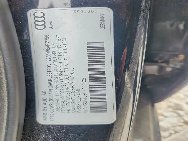 2013 AUDI A6 PREMIUM PLUS  