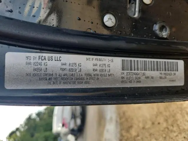 2016 DODGE CHALLENGER SXT  