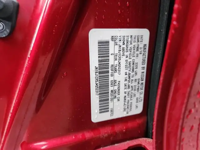 2018 NISSAN ROGUE SPORT S  