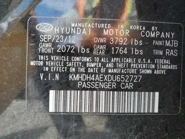 2013 HYUNDAI ELANTRA GLS  