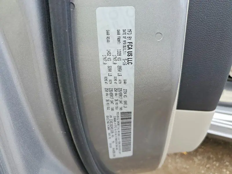 2017 CHRYSLER PACIFICA TOURING L  