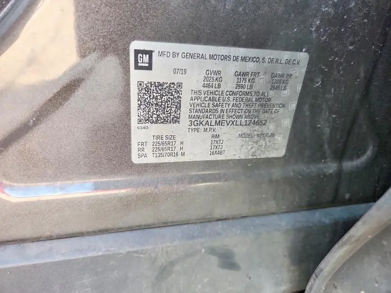 2020 GMC TERRAIN SLE  