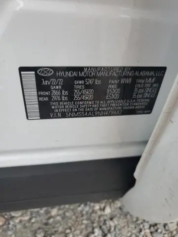 2022 HYUNDAI SANTA FE CALLIGRAPHY  