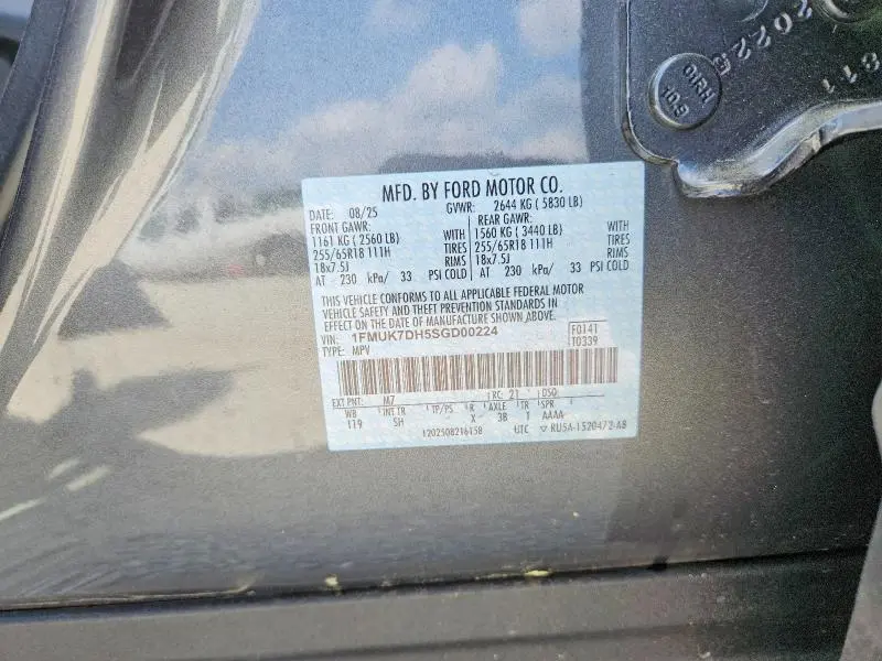 2025 FORD EXPLORER ACTIVE  