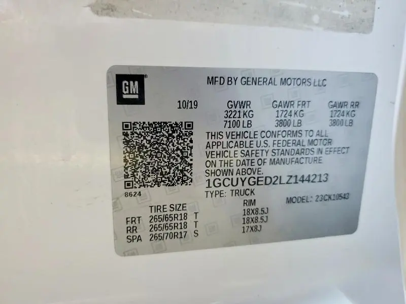 2020 CHEVROLET SILVERADO K1500 LTZ  