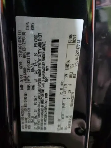 2014 FORD ESCAPE TITANIUM  