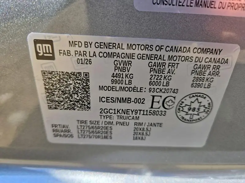 2026 CHEVROLET SILVERADO K2500 HEAVY DUTY LT  