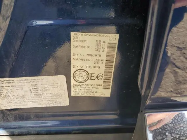 2019 NISSAN MURANO S