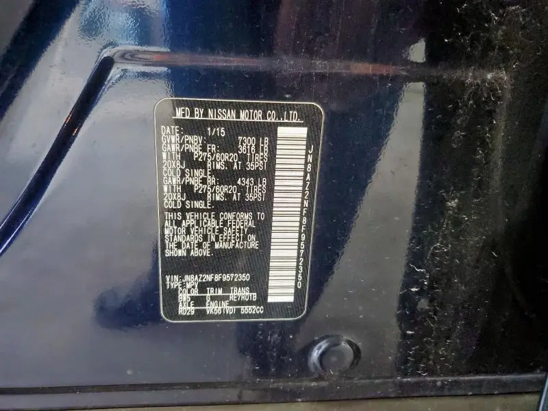 2015 INFINITI QX80   