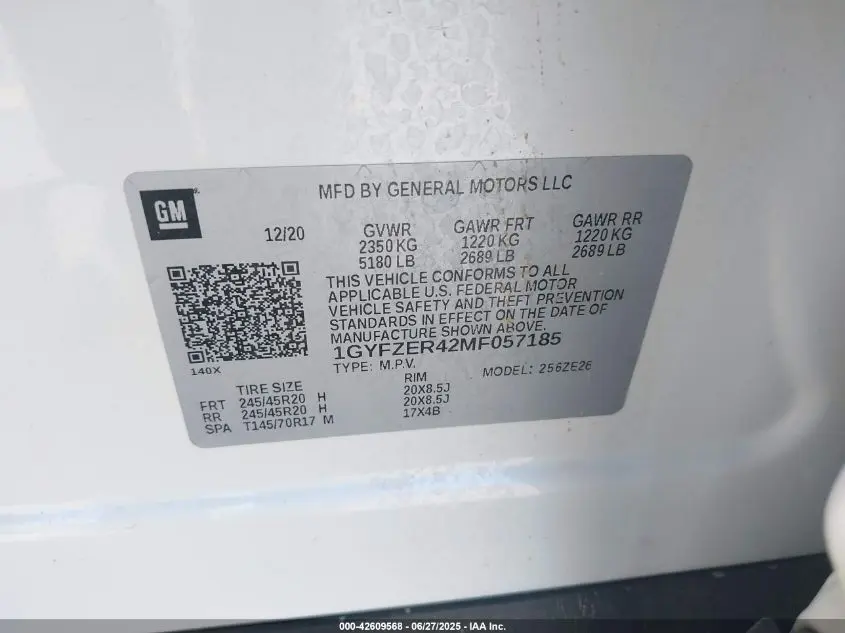 2021 CADILLAC XT4 FWD SPORT