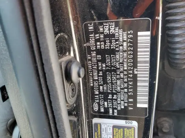 2013 KIA SORENTO LX