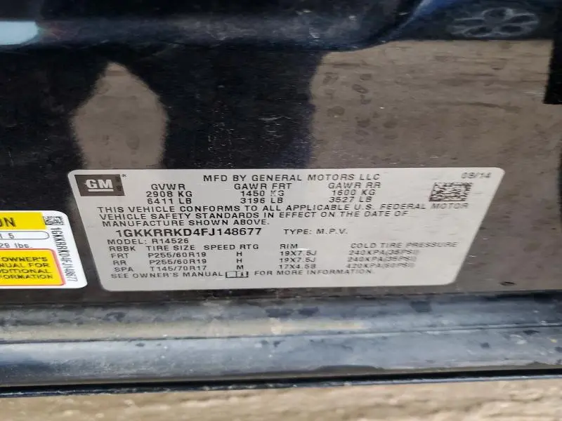 2015 GMC ACADIA SLT-1  