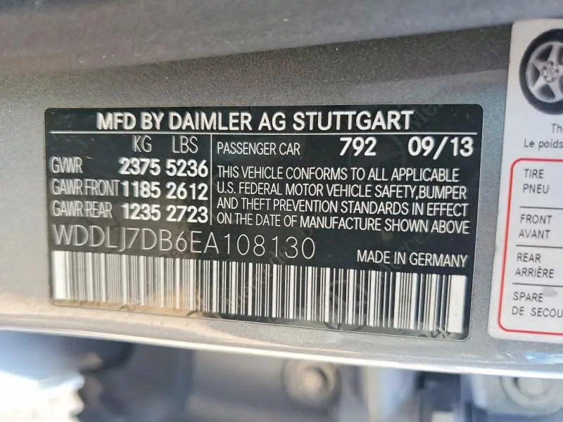 2014 MERCEDES-BENZ CLS 550  