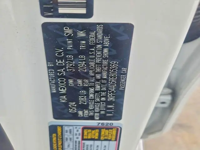 2024 KIA FORTE GT-LINE  