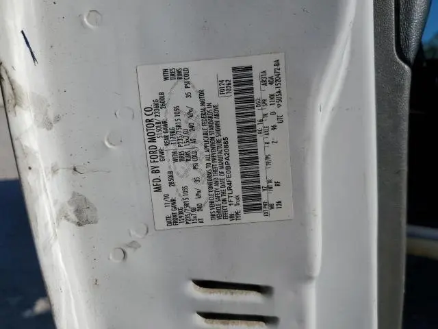 2011 FORD RANGER SUPER CAB  