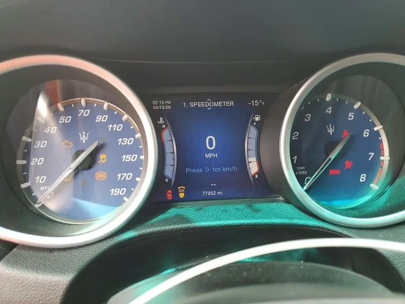 2014 MASERATI GHIBLI S  