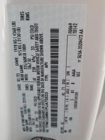 2023 FORD ESCAPE ST LINE  