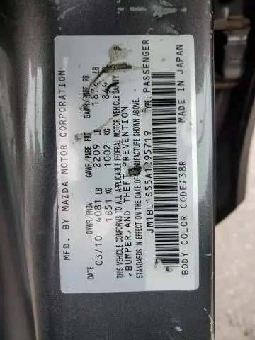 2010 MAZDA 3 S