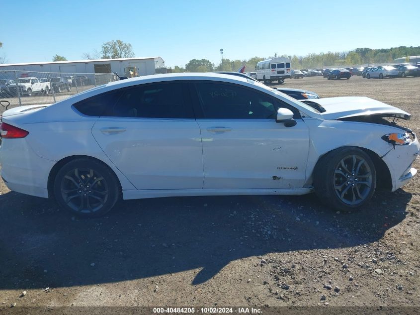 2018 FORD FUSION HYBRID SE