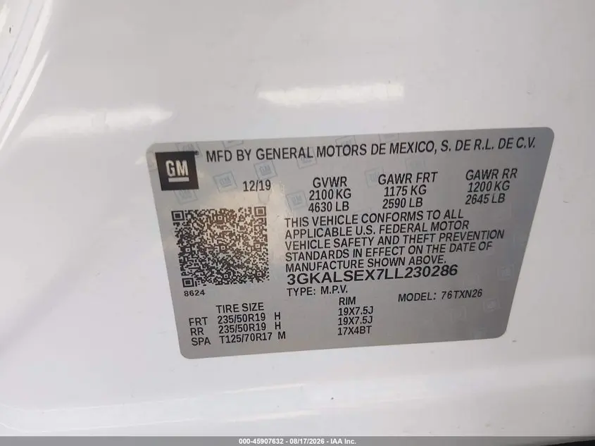 2020 GMC TERRAIN FWD DENALI