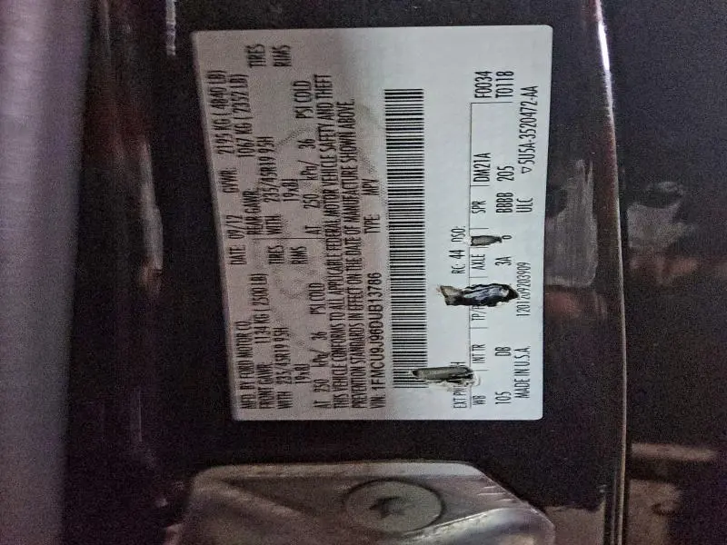 2013 FORD ESCAPE TITANIUM  