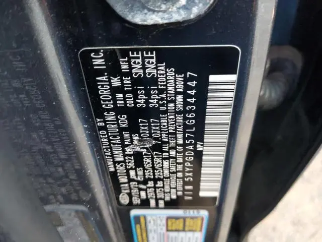 2020 KIA SORENTO S  