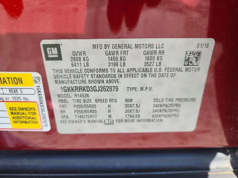 2016 GMC ACADIA SLT-1  