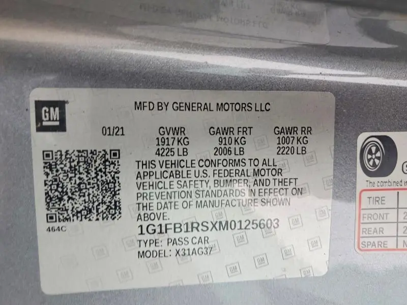 2021 CHEVROLET CAMARO LS  