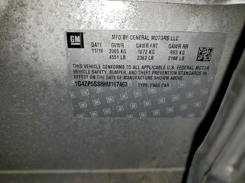 2017 BUICK LACROSSE ESSENCE  