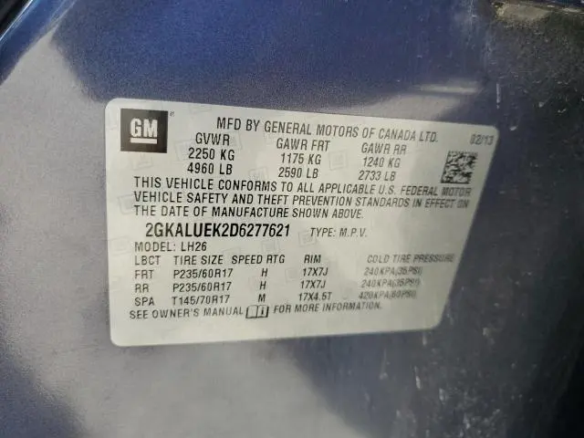 2013 GMC TERRAIN SLT  