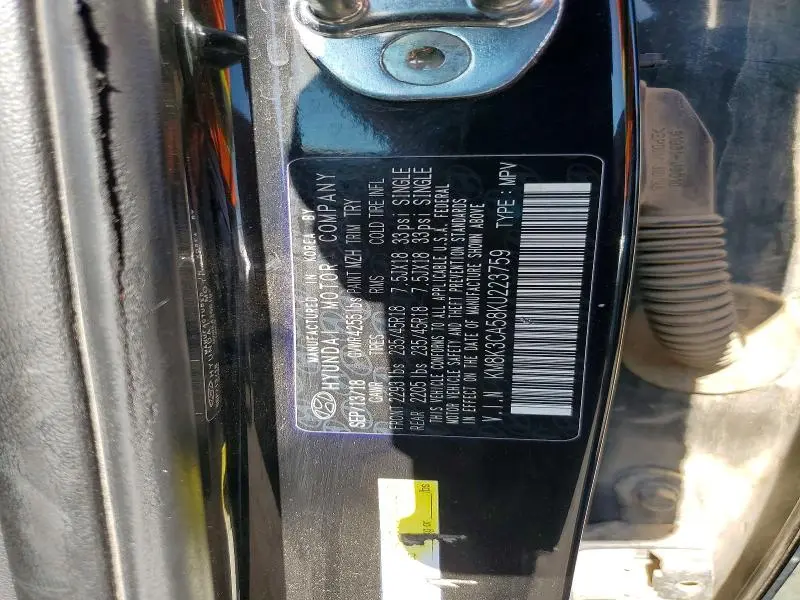 2019 HYUNDAI KONA LIMITED  