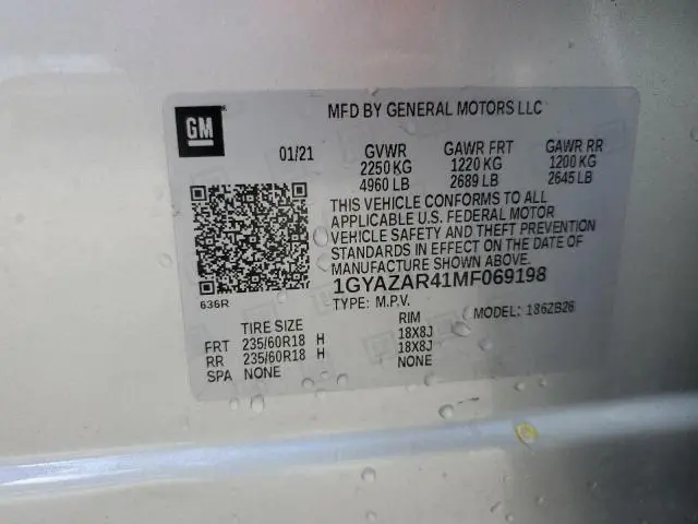 2021 CADILLAC XT4 LUXURY  