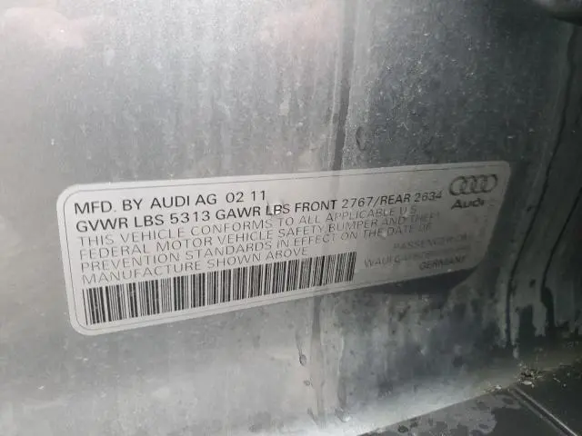 2011 AUDI A6 PREMIUM PLUS  